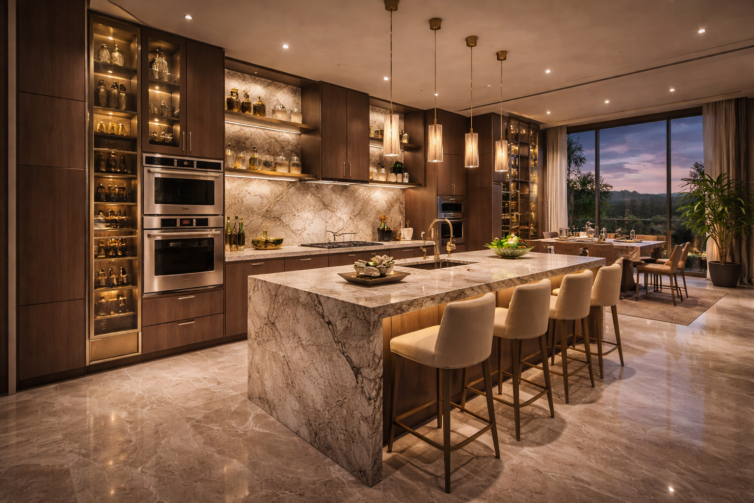 Brigade Stellaris Designer Kitchen – Large Format Luxury Homes Chennai